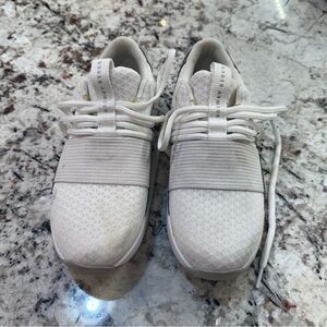 Under Armour White Lace-Up Sneakers